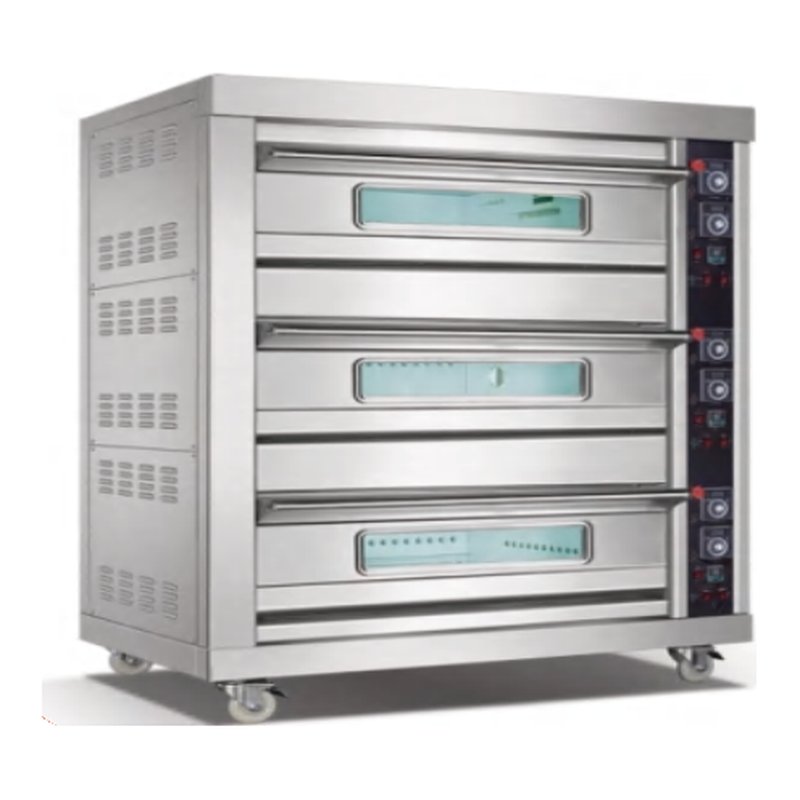 3-Deck 12-Tray Gas Deck Oven