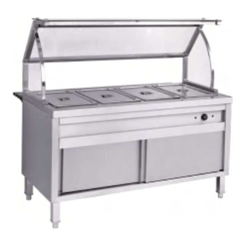 Electric Bain Marie with Cabinet
