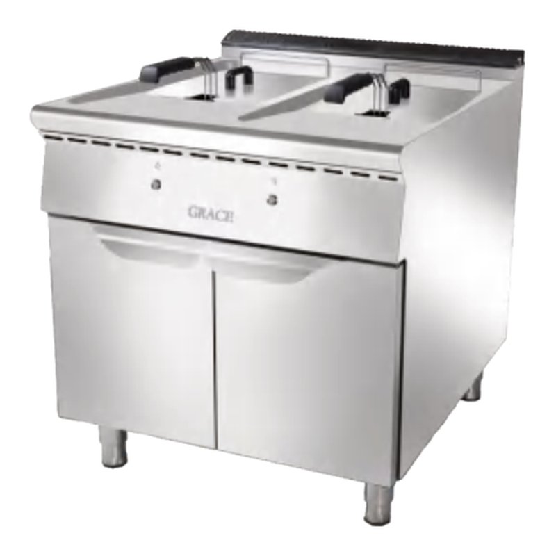 Gas Fryer with Cabinet
