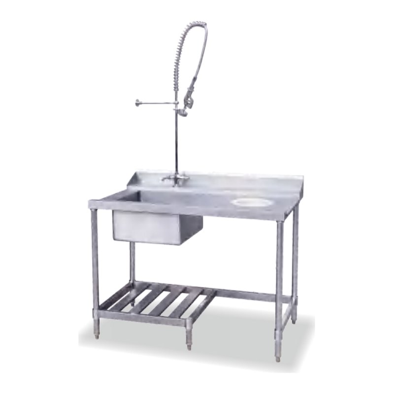 Pre-Rinse Table with Sink